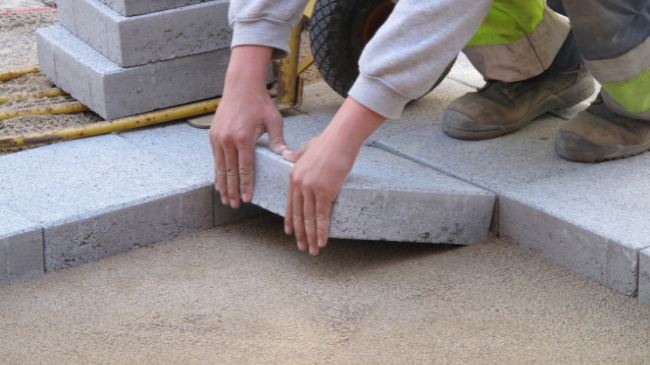 Sérült teraszburkolat